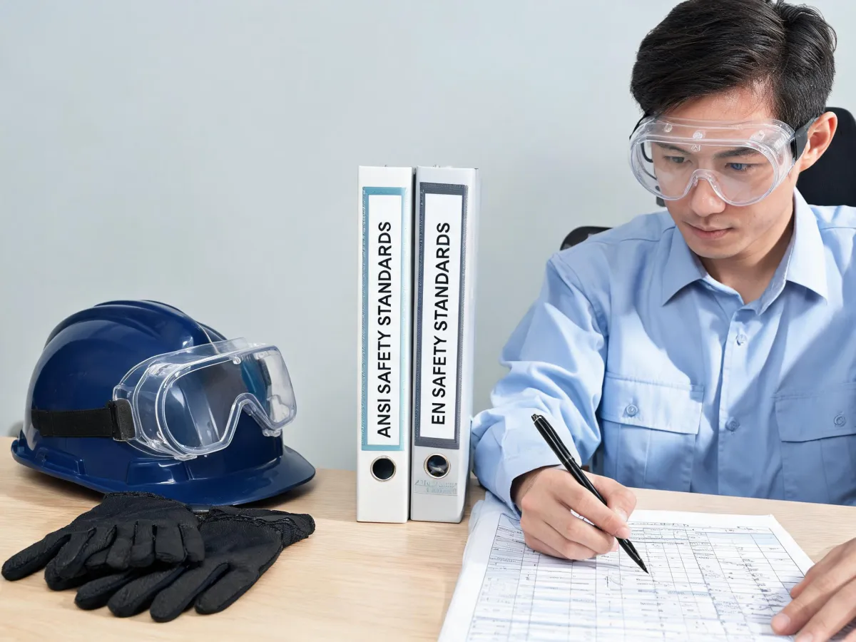PPE standards library desk